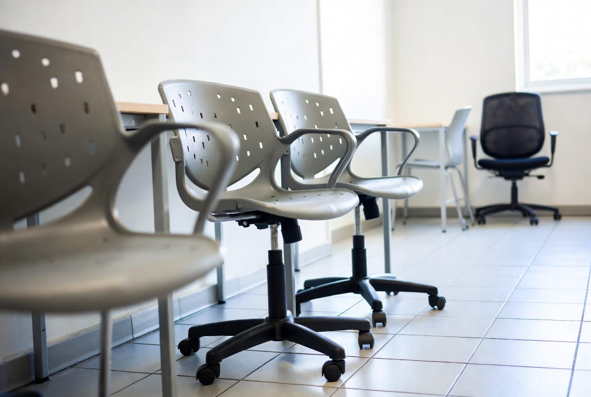 Practical plastic office chairs NZ for easy-clean commercial use