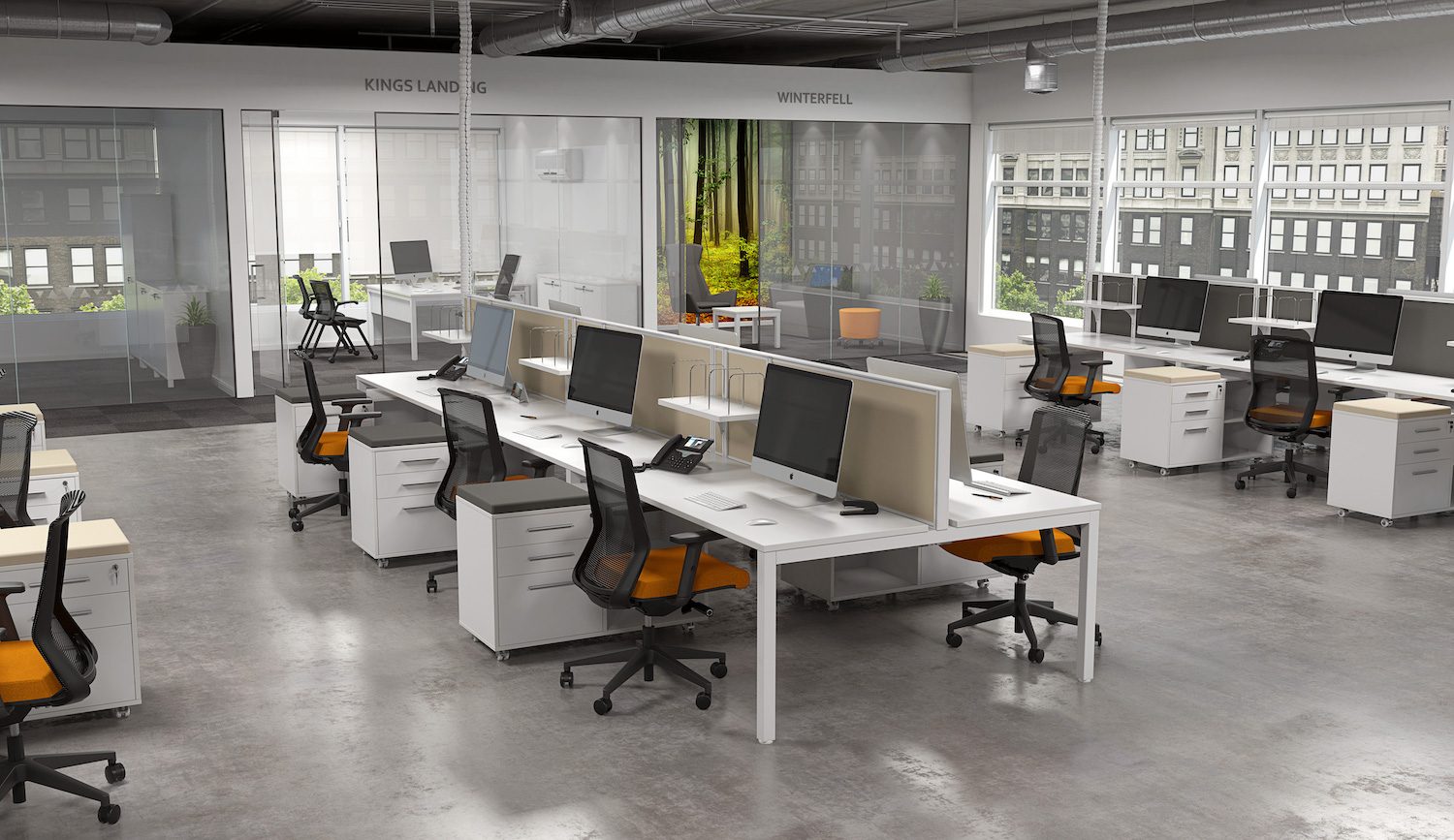 Cubit System Double Sided Desks NZ