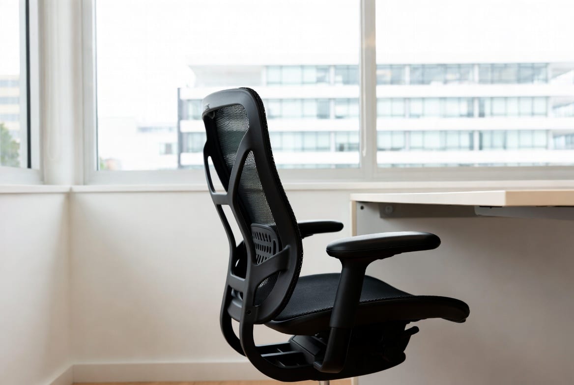 Comfortable affordable task office chair in Wellington office setting