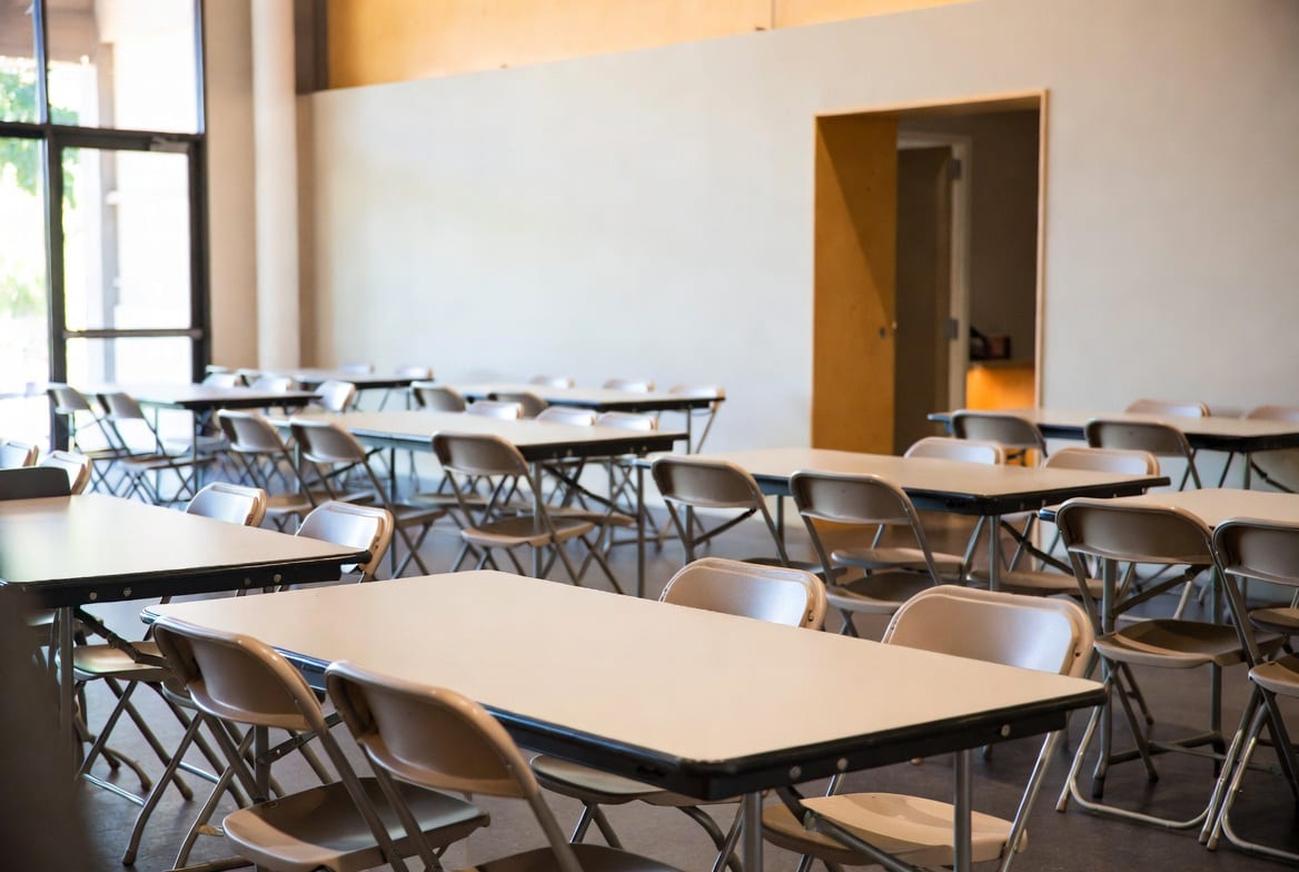 Practical folding tables set up for an event or home gathering in New Zealand