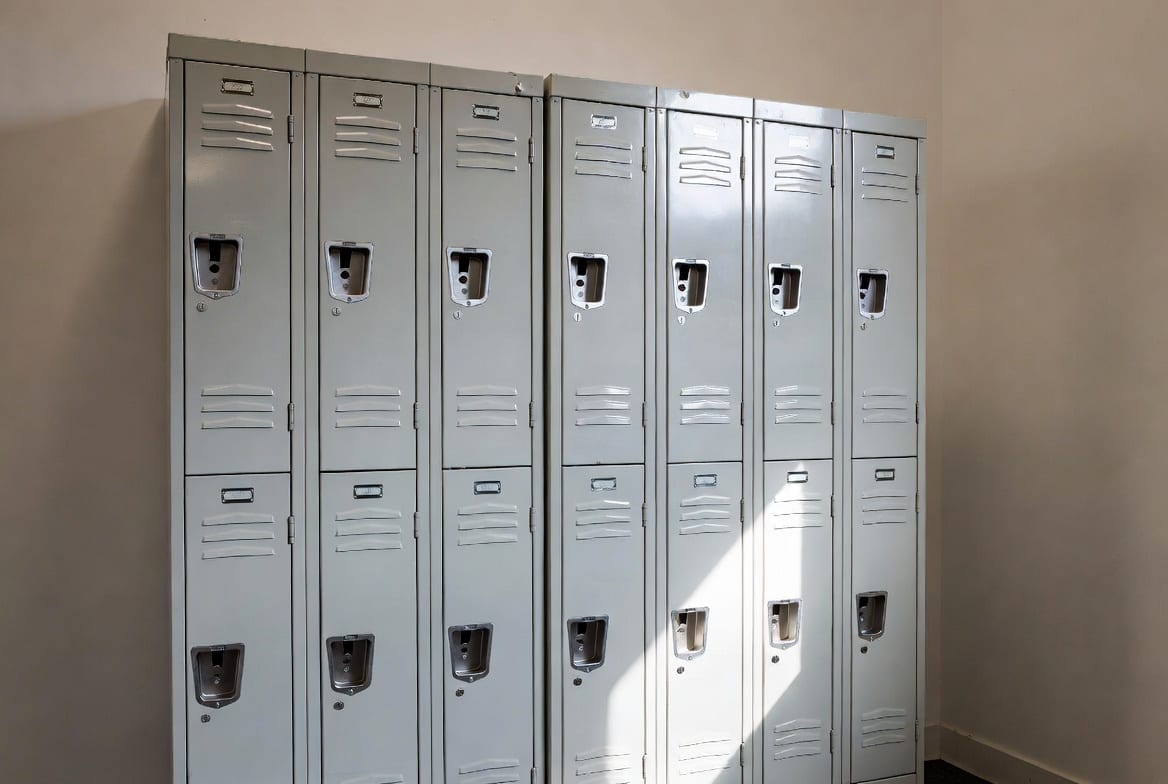 Durable commercial metal lockers suitable for offices, schools and workplaces