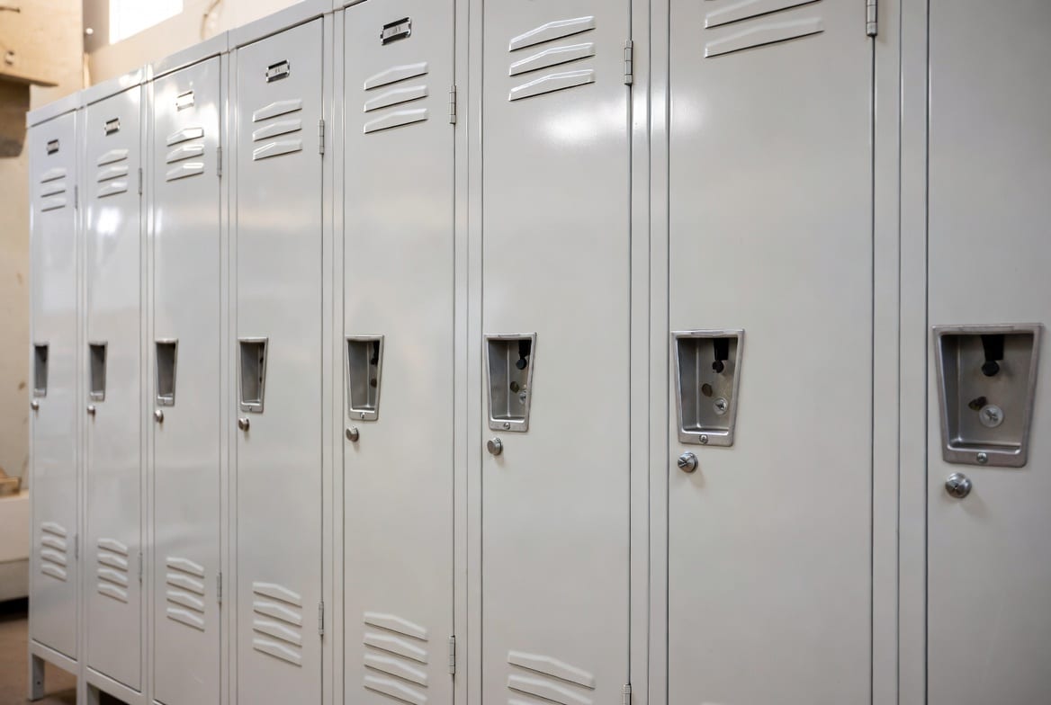 Practical metal lockers suitable for NZ schools, gyms and commercial facilities