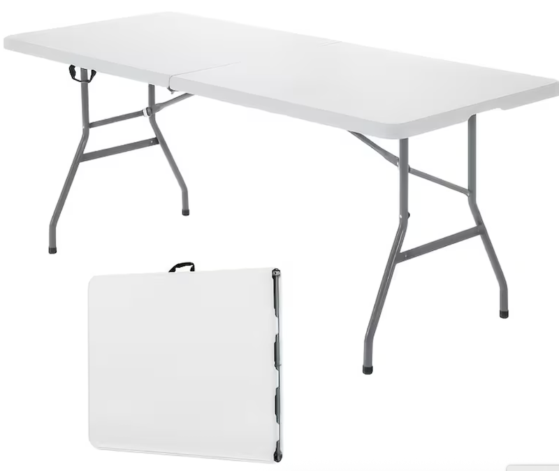 buy a blow moulded two piece trestle table from CCFNZ