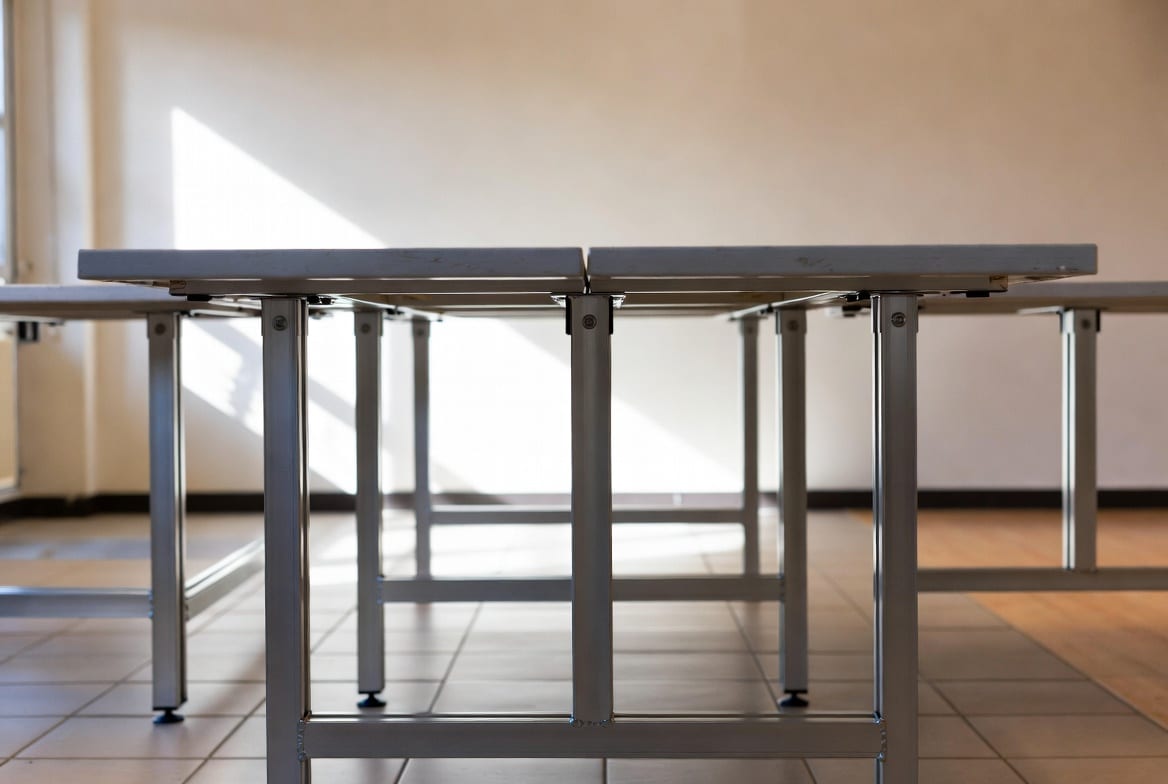 Heavy duty trestle tables suitable for Wellington schools and events