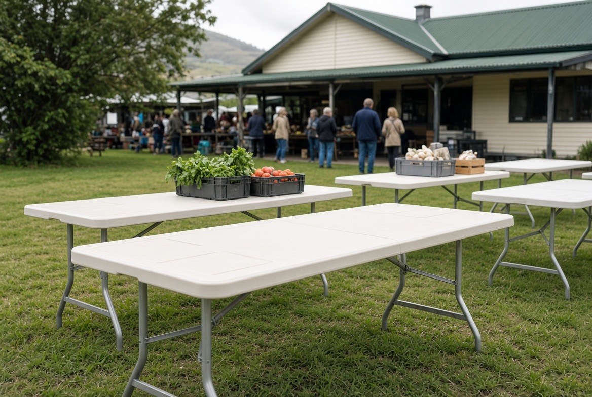 Plastic vs Wooden vs Plywood Folding Tables NZ: Which Top for Events and Hospitality?